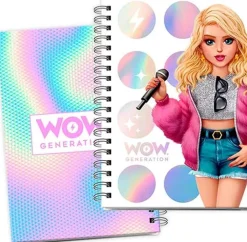WOW Generation, A5 Innbundet Notatbok, 80 Ark
