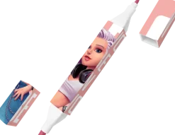 WOW Generation, Firkantede tusjpenn med doble ender