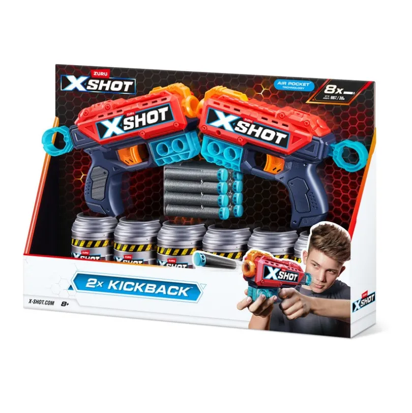 XSHOT EXCEL, Double Kickback (8 dart, 6 bokser)