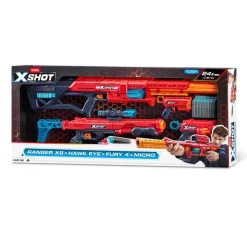 XSHOT Excel Ranger X8 & Hawk Eye & Fury 4 & Micro Kombopakke