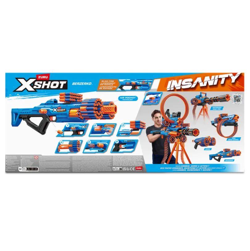 XSHOT Insanity Berzerko 6 skudd (48 piler)