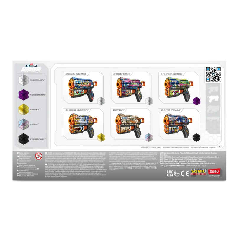 XSHOT SKINS-FLUX (8 piler) SONIC