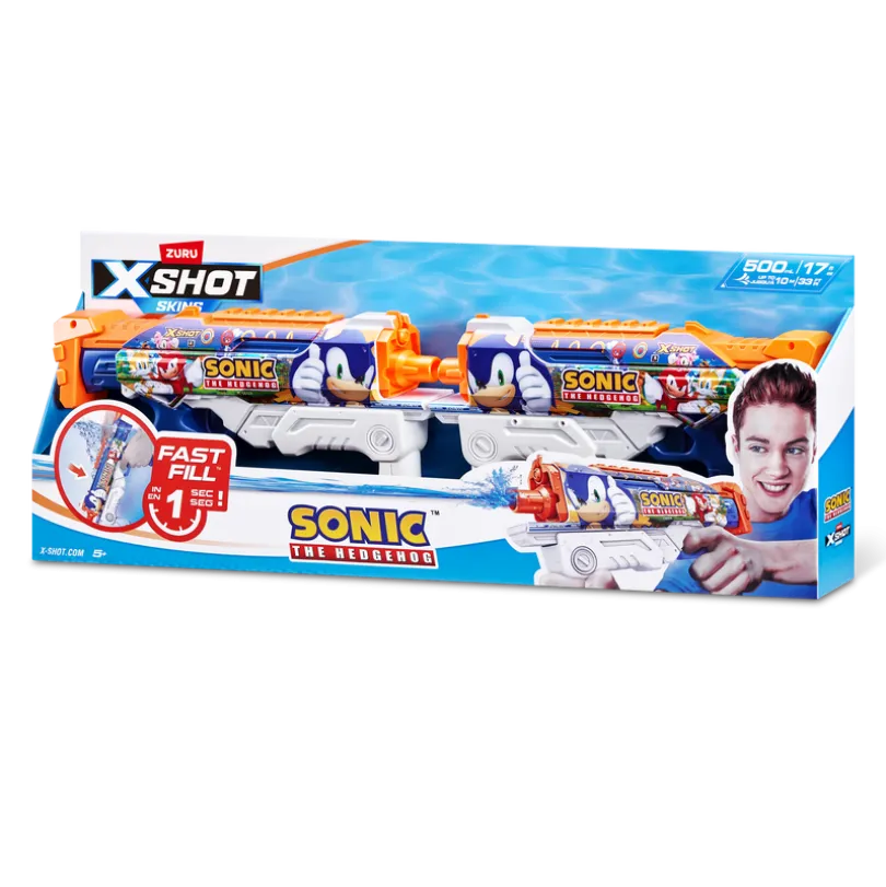 XSHOT Water RASK PÅFYLLING SKALLER Sonic 2-pakning