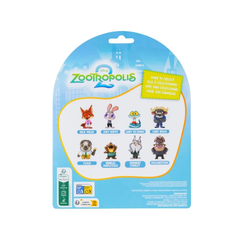 Zootropolis Tiny Tails Figure 5 Pack 4 Cm